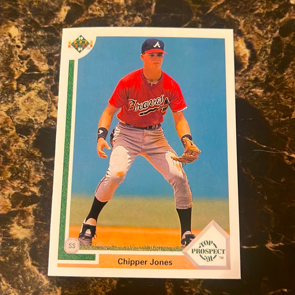 Chipper jones rookie card!!
